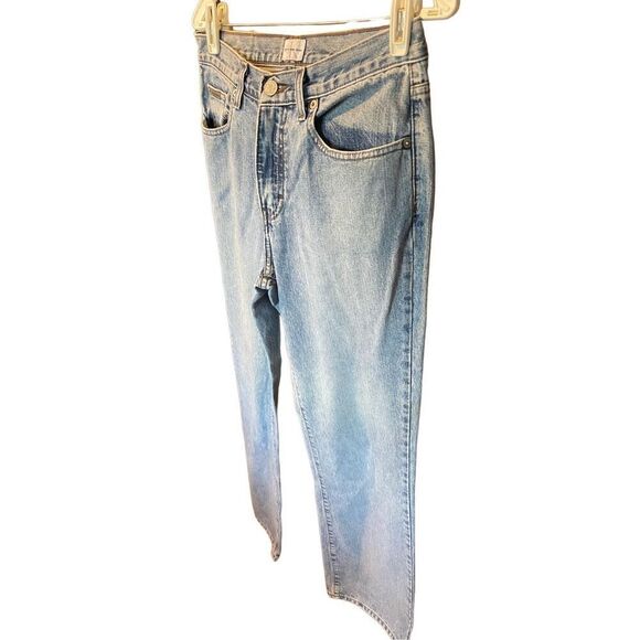 Calvin Klein Women's Blue Vintage Boot Cut Sandblast Denim Jeans Size 6x32 - Picture 8 of 10